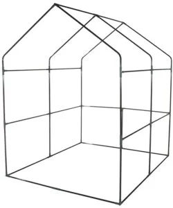 SERRA A CASETTA  CON TELO PVC SENZA RIPIANI - 140x140x197 CM - VERDELOOK